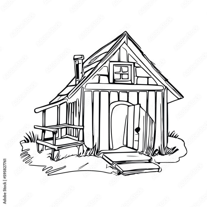 Pictures of animal homes for coloring