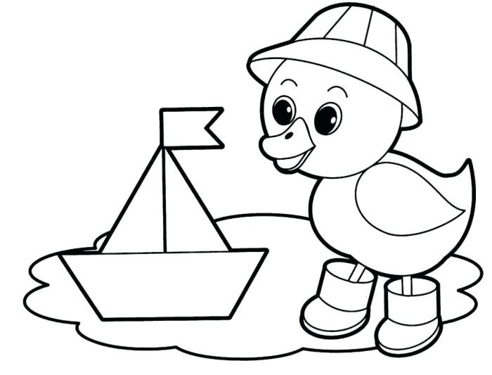 Coloring pages of animals easy