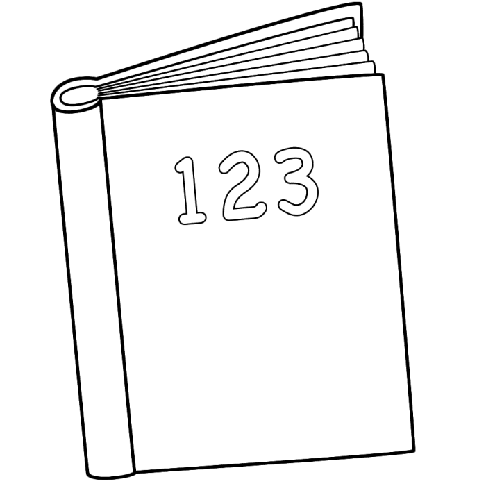 Coloring pages from books