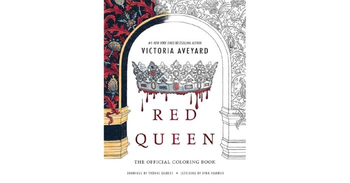 Red queen the official coloring book