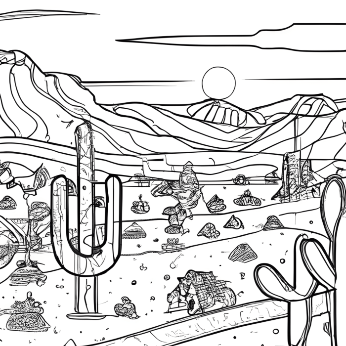 Arizona coloring book pages