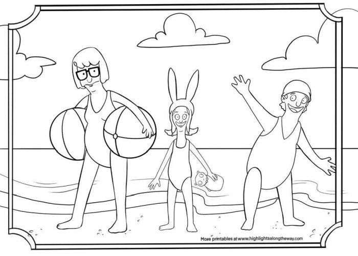 Bob's burgers coloring book