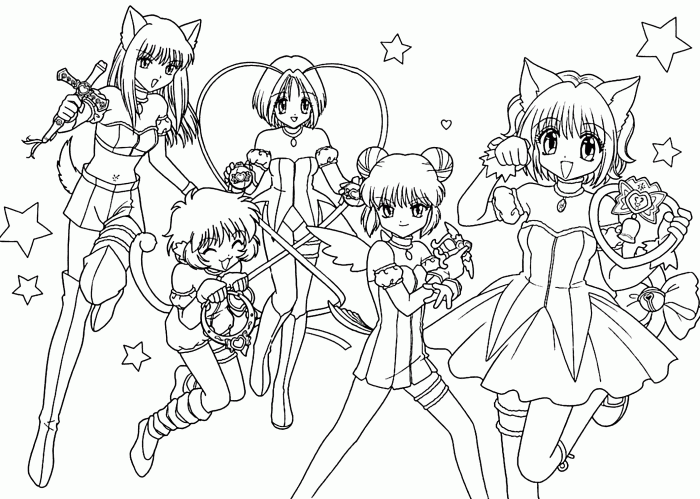 Free Anime Printable Coloring Pages A Creative Journey