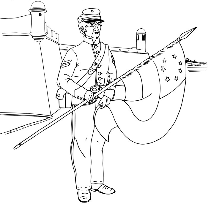 Revolutionary war coloring book