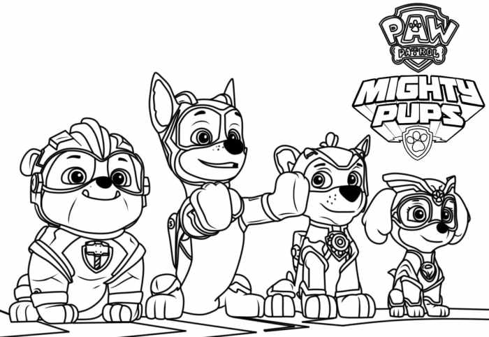 Animal coloring pages hard pawpatrol