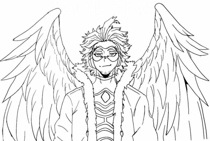 My hero academia coloring book