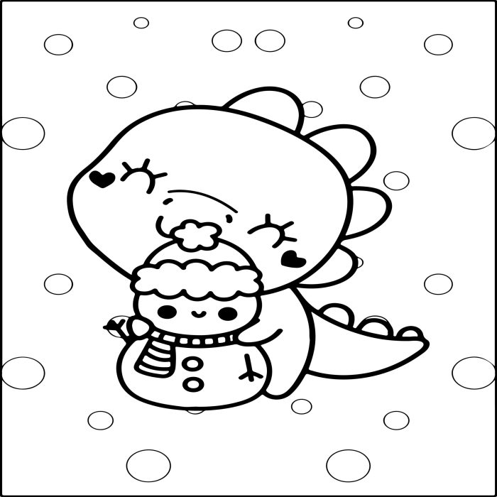 Christmas coloring pages animal