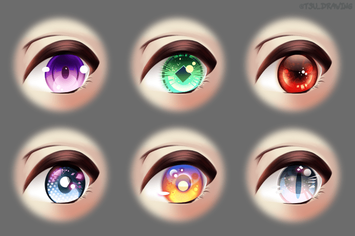 Anime eye coloring tutorial