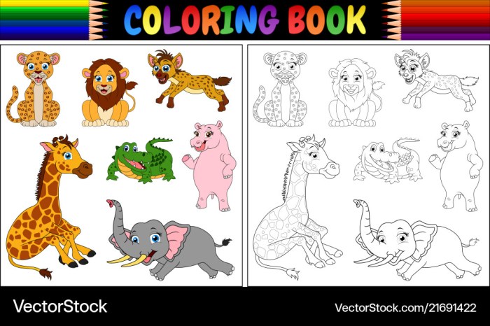 Animal coloring books pdf