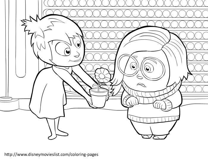 Inside out 2 coloring book