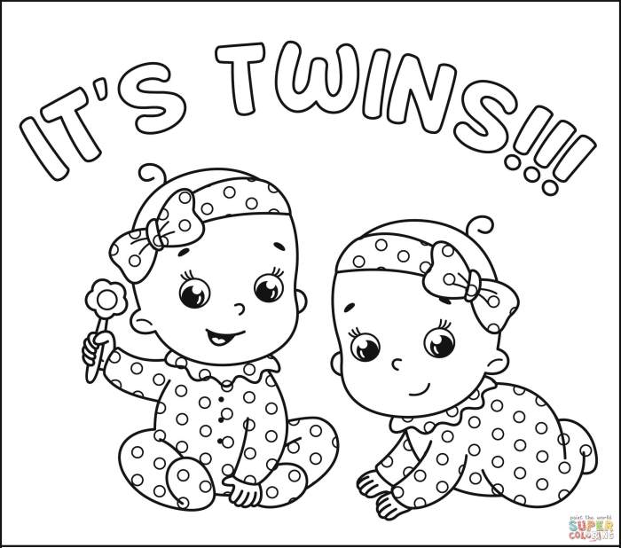 Coloring Sheets Anime Twins A Trendy Guide