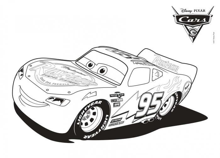 Lightning McQueen Coloring Book Pages A Fun Activity