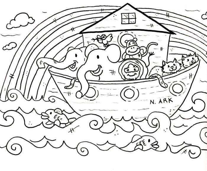 Coloring Book Pages Bible Stories