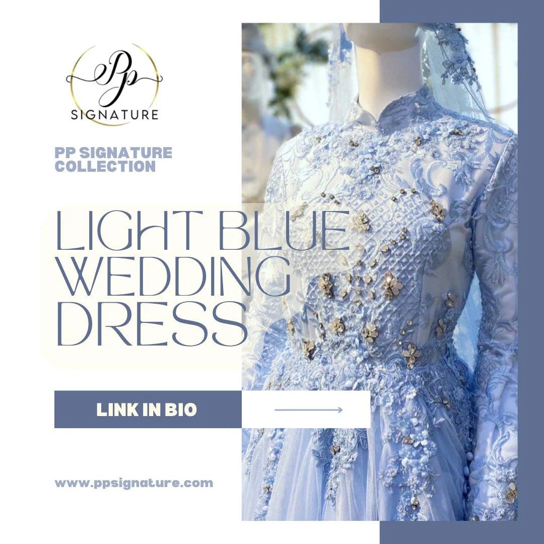 Light blue dresses for a wedding