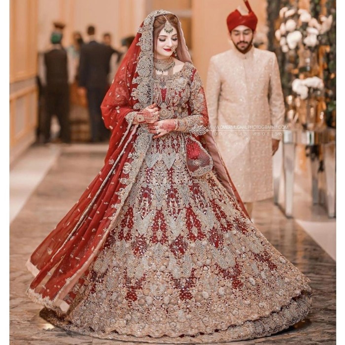 Red pakistani wedding dresses