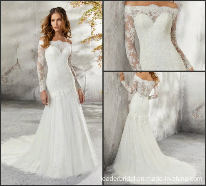 Plus Size Long Sleeve Wedding Dresses