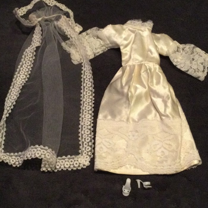 Barbie wedding day 1960 reproduction dolls dress bridal bride doll dresses