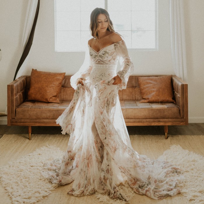 Plus size boho dresses wedding